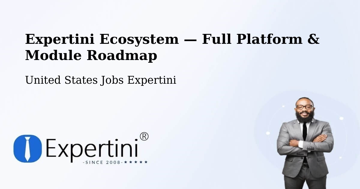 Expertini Ecosystem — Full Platform & Module Roadmap – Mapleton